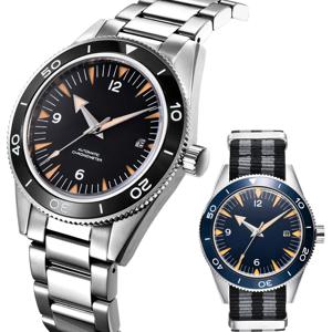 41mm 남성용 손목 시계 맞춤형 사파이어 Miyota NH35Movement Automaic Date 빛나는 방수 회전식 도자기 베젤