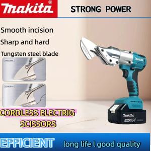 마키타 전기 무선 철 가위 기계 전문 금속 절단 도구 충전식 시트 절단기 18V 배터리용