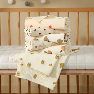 아기 순면 속싸개 블랭킷 거즈 목욕 타월 유아 수면 담요 신생아 분만실 속싸개 블랭킷