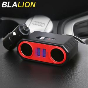 BLALION 자동차 시가 라이터 분배기 120W DC12V 24V 자동차 충전기 어댑터 전화 iPad GPS Dashcam에 대 한 듀얼 USB LED 빠른 충전기