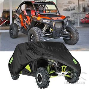 Can-Am Maverick X3 Defender Max HD10 HD8 용 UTV 유틸리티 차량 보관 커버 Polaris RZR 4 XP 1000 900과 호환 가능