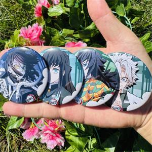 58mm 애니메이션 아가츠마 젠이츠 하시비라 이노스케 카마도 탄지로 코쿠시보 코스프레 코스튬 배지 핀 SPTE 틴플레이트 브로치 ﻿   소품