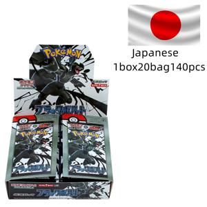 140개/박스 포켓몬 카드 PTCG 일본판 Sv11f 플레어 블랙 볼트 수집가 선물 박스 간체 중국어 생일 선물
