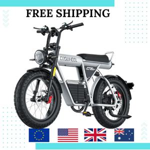 전기 자전거 성인용 3000W 60V 27.5AH 탈착식 배터리 전기 자전거 20인치 팻 타이어 전기 자전거 최대 161km 주행 거리