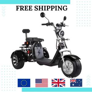 이후닥스 삼륜 전기 자전거 속도 40km/h 오프로드 타이어 전자 삼륜차 성인용 3륜 전기 스쿠터