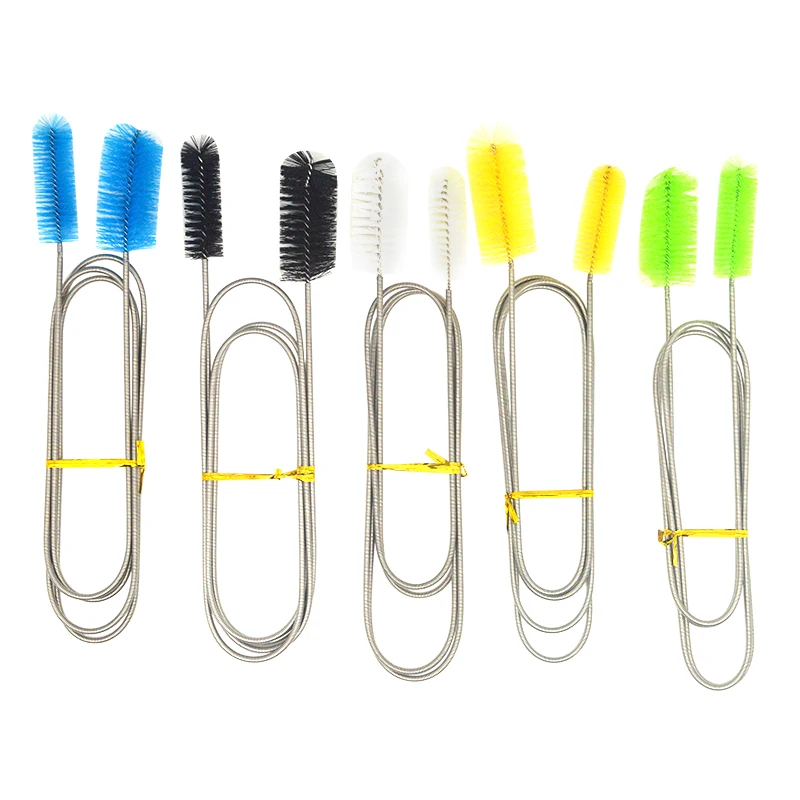 수족관 청소 브러시, 물 필터 펌프, 릴리 파이프, 에어 튜브 호스, 스테인리스 스틸 플렉시블 호스 브러시, 워터 펌프 액세서리