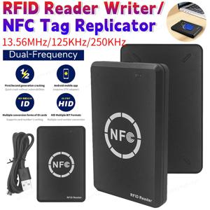 RFID 복사기 NFC 스마트 카드 라이터 리더 키 NFC 태그 카드 디코더, 13.56MHz 암호화 프로그램, 125KHz 카드 태그 복사기