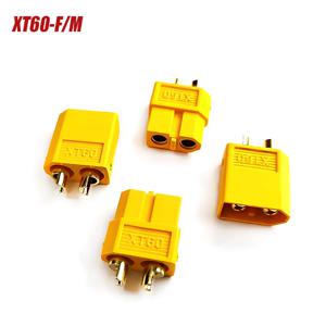 Amass XT60 암수 불릿 커넥터 플러그, RC 쿼드콥터 FPV 레이싱 드론용, 리모컨 장난감 부품, 10 쌍, 20/50 쌍