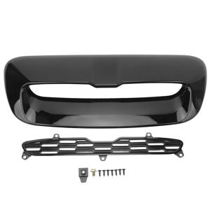 2Pcs 전면 엔진 후드 벤트 트림 쿠퍼 S R56 R55 R57 R58 R59 용 밝은 검정색 공기 배출구 커버 교체