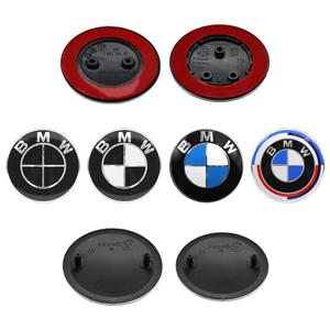 74mm 82mm 리어 부트 배지 프론트 후드 트렁크 엠블럼 로고 BMW F18 F10 E64 E63 E60 E52 E83 E46 E92 E90 E84 E93 G03 F20 X3 X5 X1용