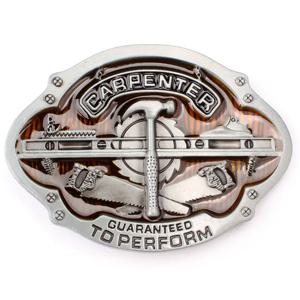 목수 벨트 버클 벨트 DIY 구성 요소 집에서 만든 수제 허리띠 톱 도끼 패턴