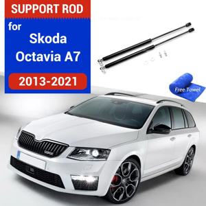Skoda Octavia 용 자동차 후드 스트럿 바 2013 2014 2015 2016 2017 2018 2019 A7 MK3 유압로드 스프링 가스 충격 지원