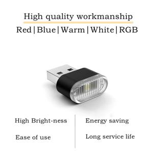 5 스타일 미니 USB 라이트 LED USB 야간 조명 모델링 자동차 주변 조명 네온 인테리어 조명 자동차 쥬얼리 장식 주변 조명