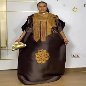 아바야 아프리카 여성 의류 전통 아프리카 의상 다쉬키 안카라 자수 가운 로브 무슬림 카프탄 맥시 롱 드레스