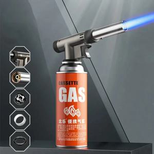 금속 가스 버너 토치 불꽃 총 부탄 버너 야외 캠핑 바베큐 화염 방사기 용접 장비 주방 라이터 화재 스타터