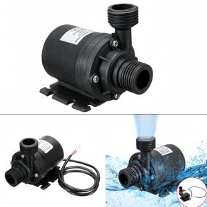 12V DC 잠수정 워터 펌프 800L/H 5M 헤드 태양 광 발전 브러시리스 모터 정원 연못 분수 용 온수 순환 펌프