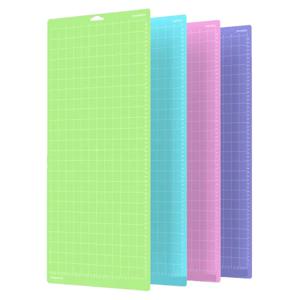 3개입 핑크 패브릭 점착식 커팅 매트 12x24 인치 PVC 소재 크리컷 DIY 기계용 사무실 학교 미술 프로젝트용 베이스 접착판