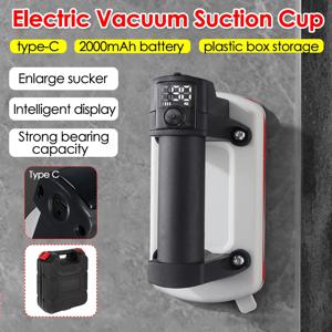 90KG 하중 지지 지능형 디스플레이 전기 진공 흡착컵 유리 화강암 타일 리프팅 도구 진공 공기 펌프