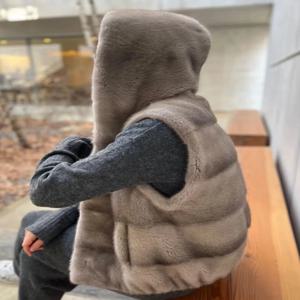 HDHOHR 2025 하이 퀄리티 리얼 밍크 모피, 풀 펠트 모피 코트, 패션 천연 밍크 모피 재킷, 겨울 여성 모피 따뜻한 광대