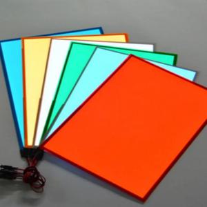 A5 크기 21x14.8cm EL 패널 라이트 백라이트 Led 빛나는 패널 Electroluminescent 백라이트 DC12V 인버터 5V USB 3V 배터리