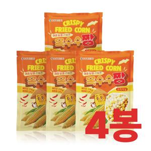 옥수수짱 베트남 인기 간식 맥주안주 옥수수 스낵 100g × 4봉