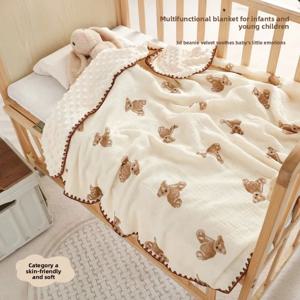 두두 블랭킷 아기 사계절 아기 담요 순면 거즈 이불 에어컨 이불 봄 가을 얇은 이불