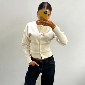 토르노바 여성용 니트 롱 슬리브 가디건 2025 가을 겨울 신상 슬림 웨이스트 클로징 스웨터 가디건 여성 캐주얼 니트 탑