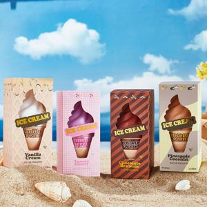 아이스크림 콘 향 바디 스프레이 - 초콜릿 & 우유 향, 오래 지속되는 향기 (화장품) |   100ml/병