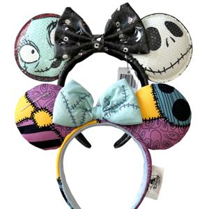 디즈니 미키 마우스 귀 머리띠, 2024 라운지플라이, 할로윈 공포의 밤 미니 귀 머리띠, 성인 어린이용 휴일 머리띠