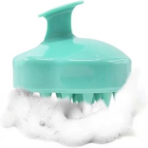 비듬 제거 헤어 케어 웻 드라이 마사지기 두피 각질 제거기 두피 마사지기 스크러버 샴푸 브러시 부드러운 실리콘 브러시