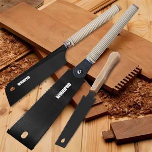 일본 풀 톱 세트 6 인치 양면 소형 풀 톱 17/6-10 TPI 더블 에지 톱 17 TPI 단일 에지 톱 목재 PVC 파이프