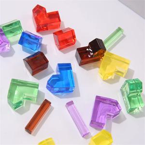 보드 게임 조각 액세서리에 대 한 24 개/대 방법/집/도시/플라스틱 체스 조각