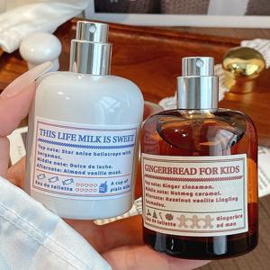 뉴 고메 머스크 향수 밀크 진저 브레드 유혹 오 드 뚜왈렛 스프레이 브랜드 마스터 혼합 꽃 베르가못 우디 향수 50ml