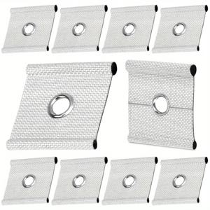 6개 S자형 캠핑 어닝 후크 클립 RV 텐트 행거 라이트 행거 구멍 포함 캐러밴 캠핑카 액세서리 특가 판매