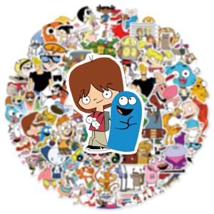 50pcs 만화 클래식 애니메이션 혼합 낙서 스티커 전화 노트북 가방에 대 한 귀여운 데칼 재미 있은 아이 장난감
