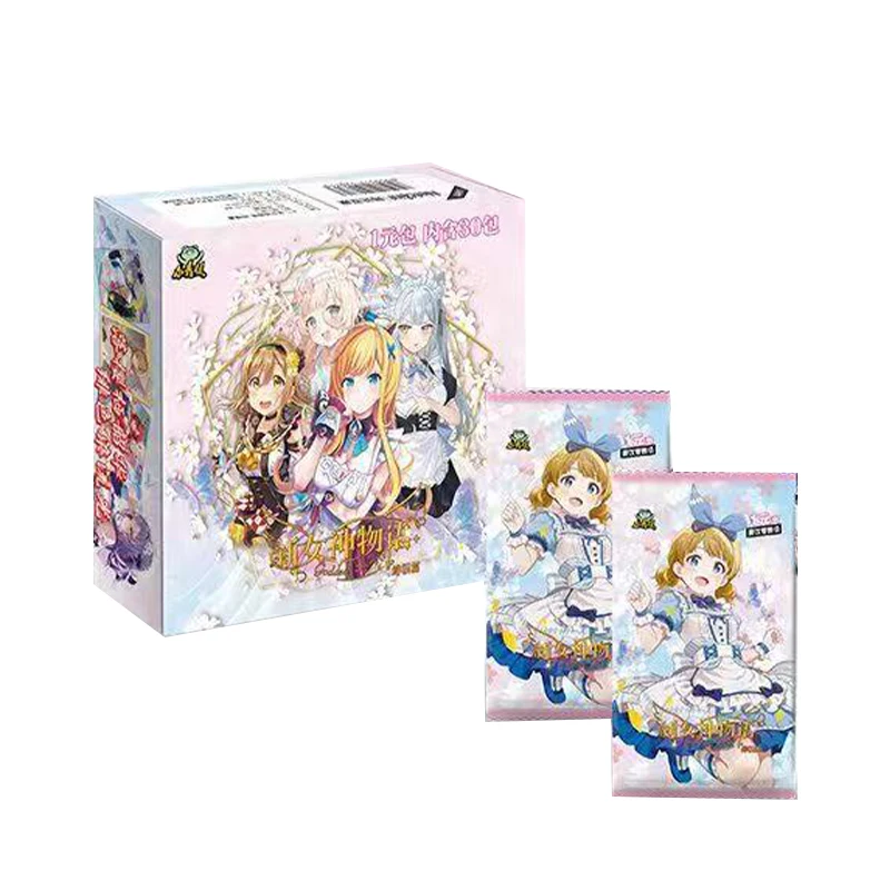 2025 신상 여신 이야기 컬렉션 카드 애니메이션 게임 소녀 파티 수영복 TCG 부스터 박스 장난감 및 취미 선물