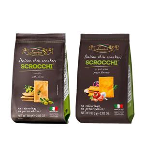 이탈리아 포카치아 스크로치 크래커 올리브&피자 두가지맛