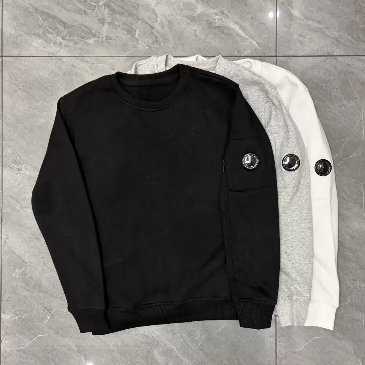 남성용 풀오버 플리스 후드티, 라운드넥 다용도 긴팔 상의, 멀티 포켓 지퍼 캐주얼 단색 상의, 겨울 후드티