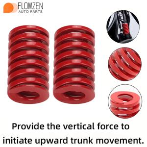 자동차 트렁크 테일게이트 스트럿 지지 리프트 바 도구용 25mm 레드 다이 스프링 2개, 외경 압축 나선형 스탬핑 스프링