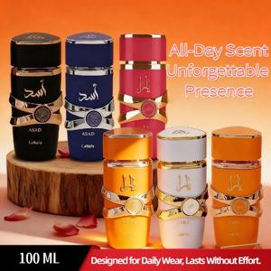 100ML 오리지널 라타파 야라 향수 여성 및 남성용-고품질 아라비안 오 드 퍼퓸, 오래 지속되는 달콤한 페로몬 향기