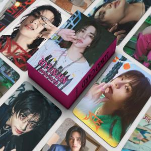 55 개/대 Kpop New Ablum ATE Lomo 카드 황현진 사진 인쇄 사진 Photocard For Fans 컬렉션 엽서 선물