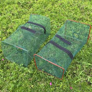 게, 새우 및 가재용 접이식 캐스트 네트 어망 1개 - 야외 애호가를 위한 완벽한 낚시 도구