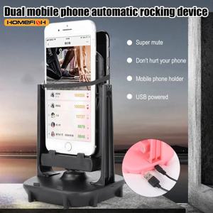 책상용 워킹 스윙 쉐이커 휴대폰 거치대 만보계 브러시 스텝퍼 폰 위글러 카운터