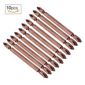 50mm-150mm 자기 충격 더블 헤드 크로스 스크류 드릴 비트 세트 휴대용 나사 분해 및 조립 전동 공구 10피스 세트