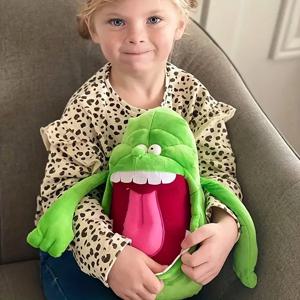 고스트 버스 터즈 그린 고스트 소프트 플러시 장난감 인형 어린이가 좋아하는 생일 선물 고스트 버스 터즈 그린 고스트 소프트 플러시 장난감 인형 Chil