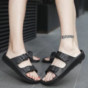 남성용 버클이 달린 슬리퍼 2 개, 조절식 보켄 슬리퍼, 커플 스타일, 야외 데일리 경량