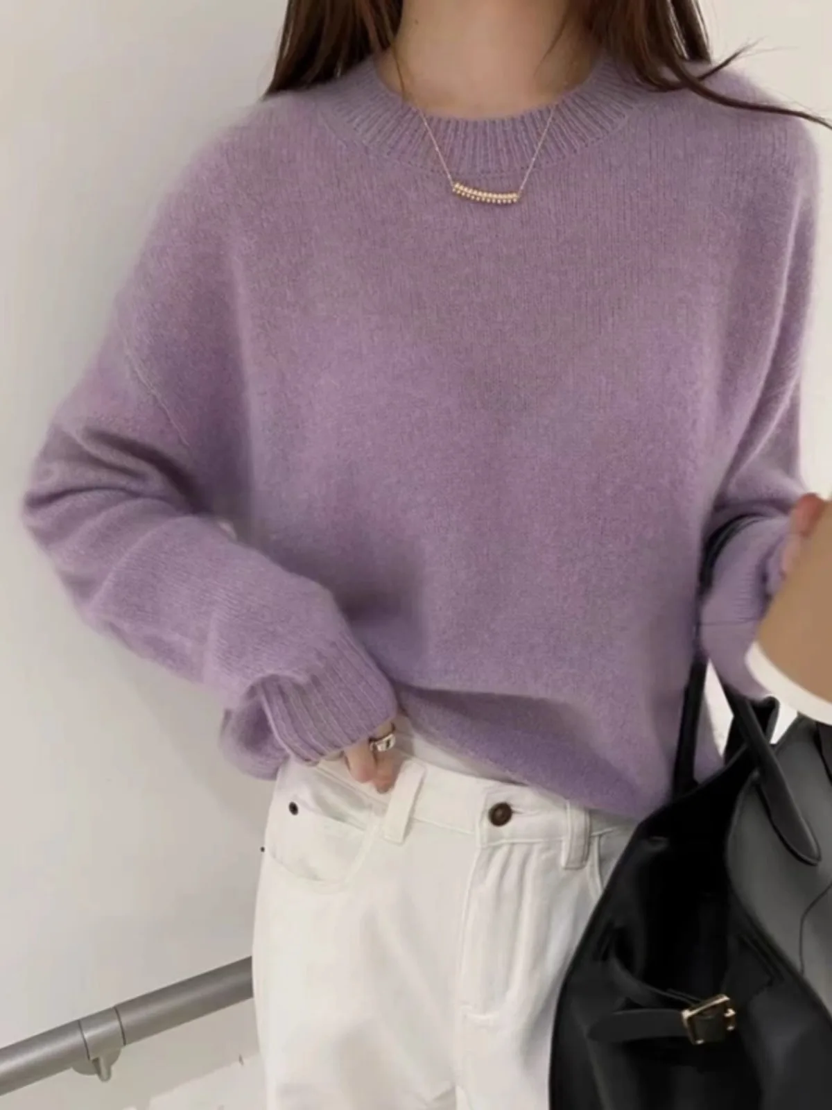 고급 터틀넥 100 순수 캐시미어 스웨터 여성 가을, 겨울 두꺼운 스웨터 루즈 울 니트