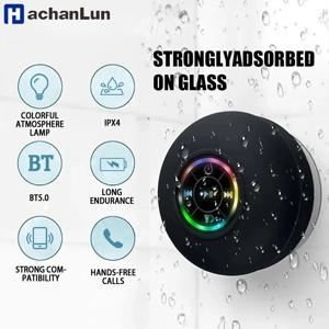 미니 블루투스 스피커 샤워 방수 서브 우퍼 핸즈프리 스피커 흡입 컵 마이크 욕실 풀 비치 자동차 전화