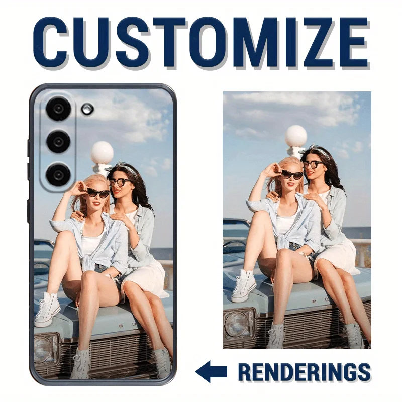 DIY 사진 맞춤형 케이스 삼성 갤럭시 A55 A54 A53 A52 케이스 A35 34 S25 S24 S23 S22 S21 S20 울트라 플러스 FE TPU 소프트 커버