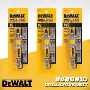 DEWALT DW2700 DW2701 DW2702 드릴 플립 드라이브 완전한 장치 # 6 # 8 # 10 2 in 1 카운터싱크 목재 드릴 비트 6mm 8mm 10mm 액세서리